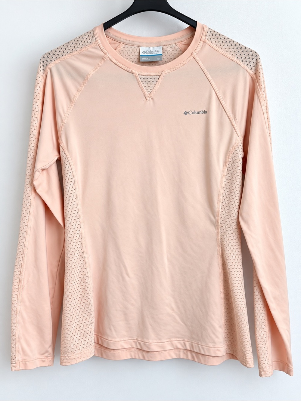 Columbia Peach Long Sleeve Performance Top